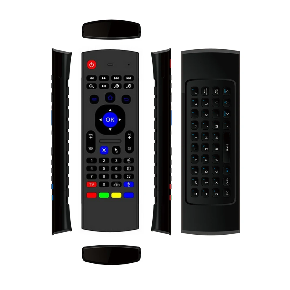 Voice Backlight MX3 Air Mouse Remote Control Mini Keyboard Wireless 2.4G Fly Mouse with IR Learning for Android Smart TV Box