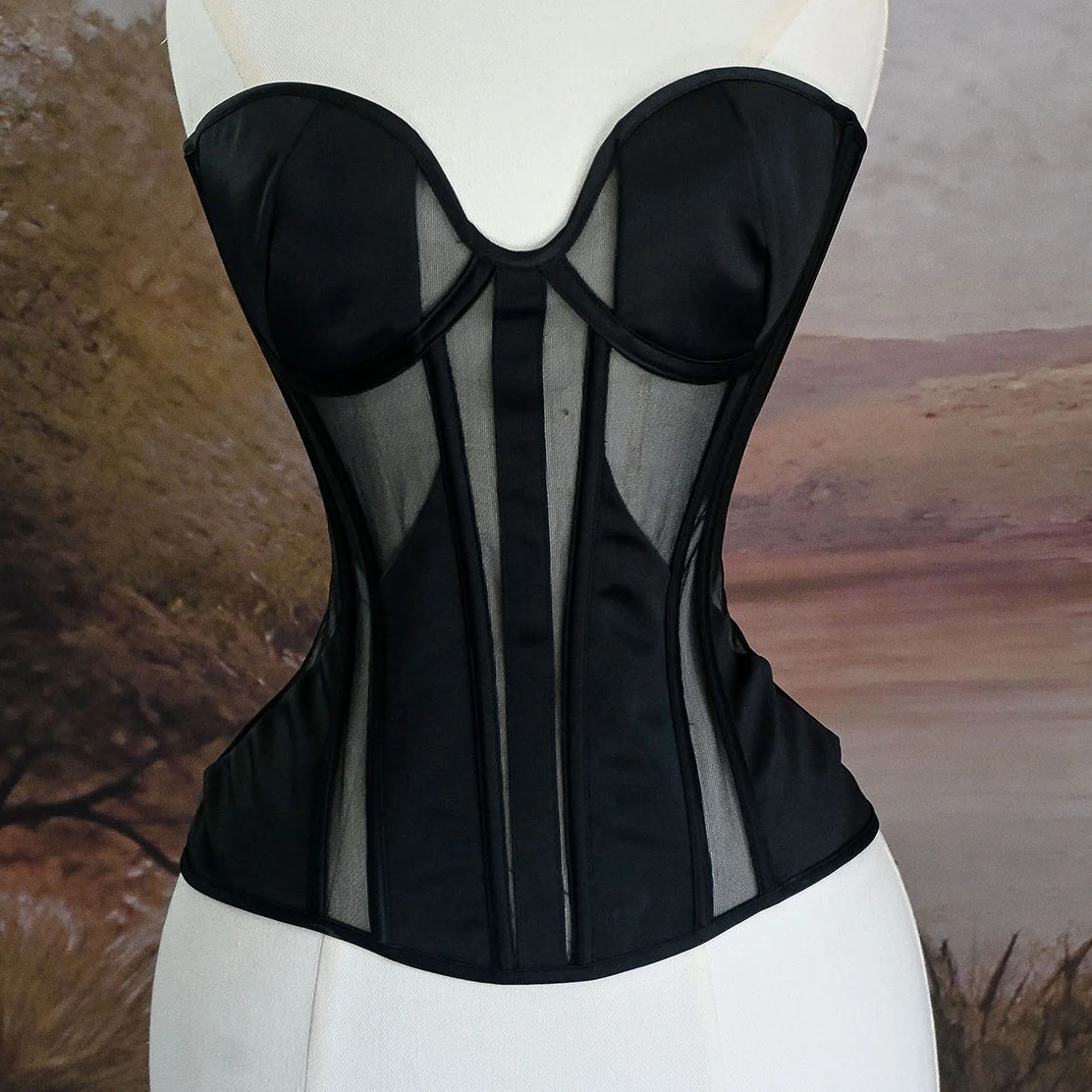 

New Corsets Suitable for women with large bust 6XL Size Sponge bra with steel ring 6 Colors 9 sizes Corset Summer Autumn