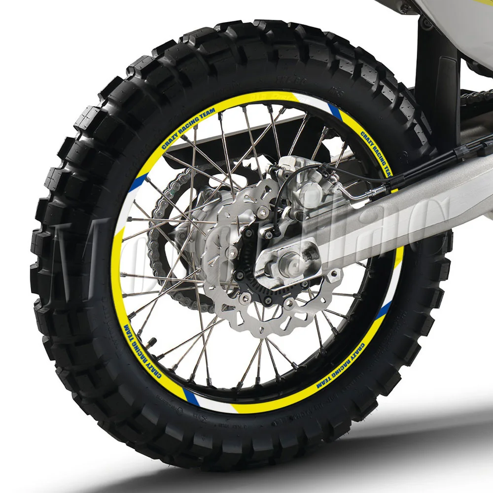 Reflektierender Motorrad-Felgenaufkleber für Husqvarna 701 Norden 901 TC 125 250 FC450 FC250 FC350 FE 501 TE 300 – Detail 1