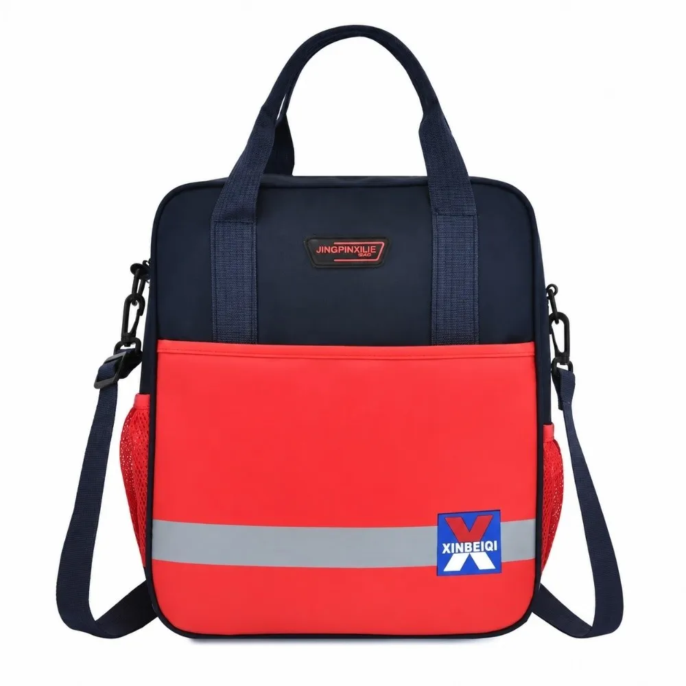 Practical Multi‑Pocket Children Shoulder Bag Oxford Cloth Tote School Bag School Handbag Boys Girls