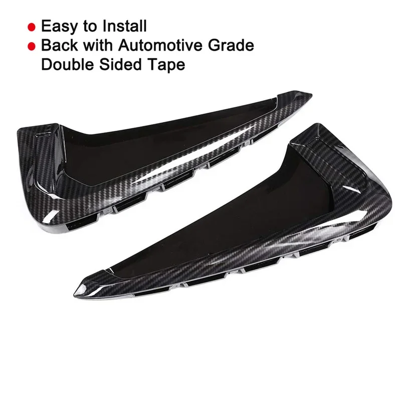 1Pair Car Fender Side Air Vent Cover Trim Auto For BMW X5 F15 X5M 2014-2018 Shark Gill 3D Decoration Chrome Sticker - view 3
