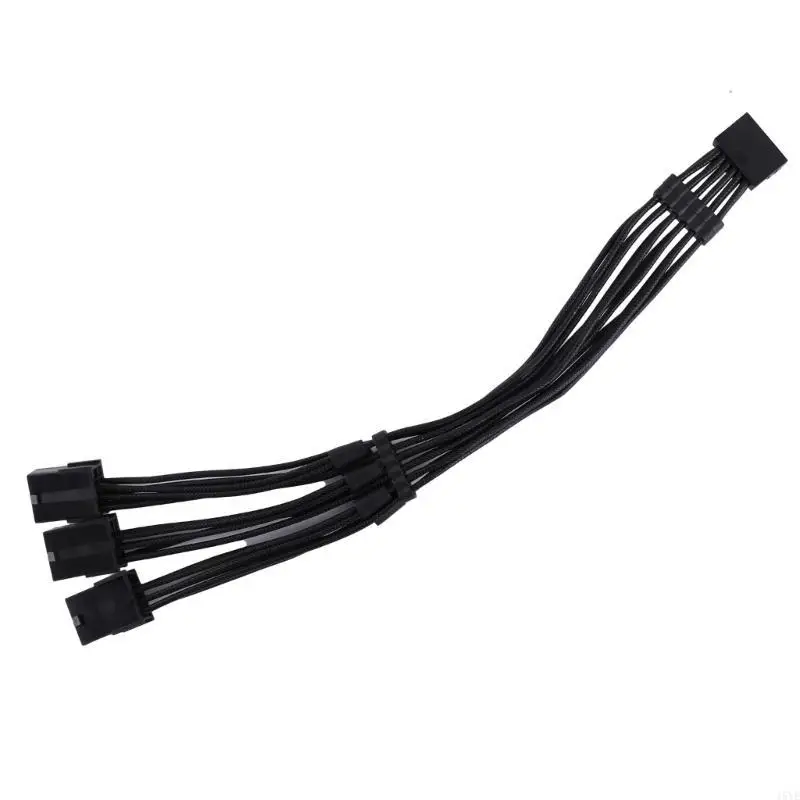 for RTX4080 and RTX4090 Series 3x 8Pin Female to PCIE 16-Pin Straight/Elbow Head Cable with Combs Streamlined Cable
