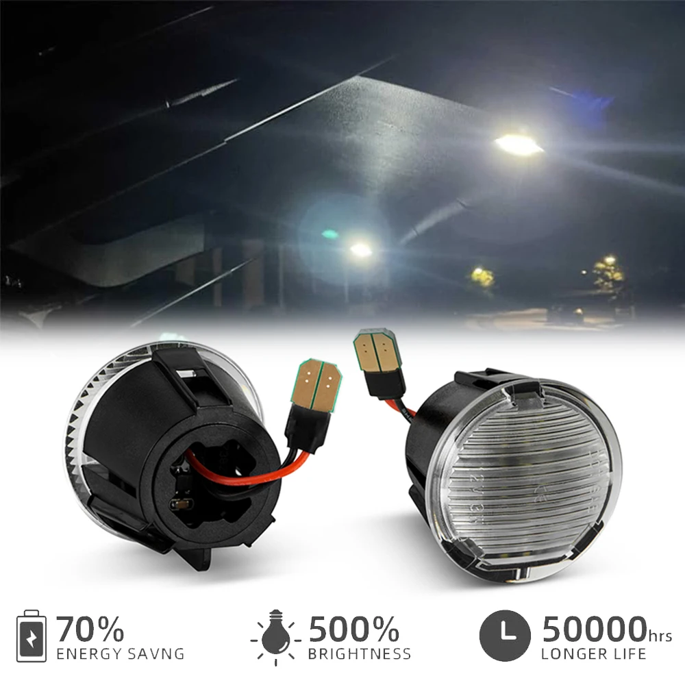 

2Pcs Car Interior Cargo Trunk Lift Gate LED Light for Jeep Commander Grand Cherokee Chrysler PT Cruiser Dodge Durango Trunk Lamp