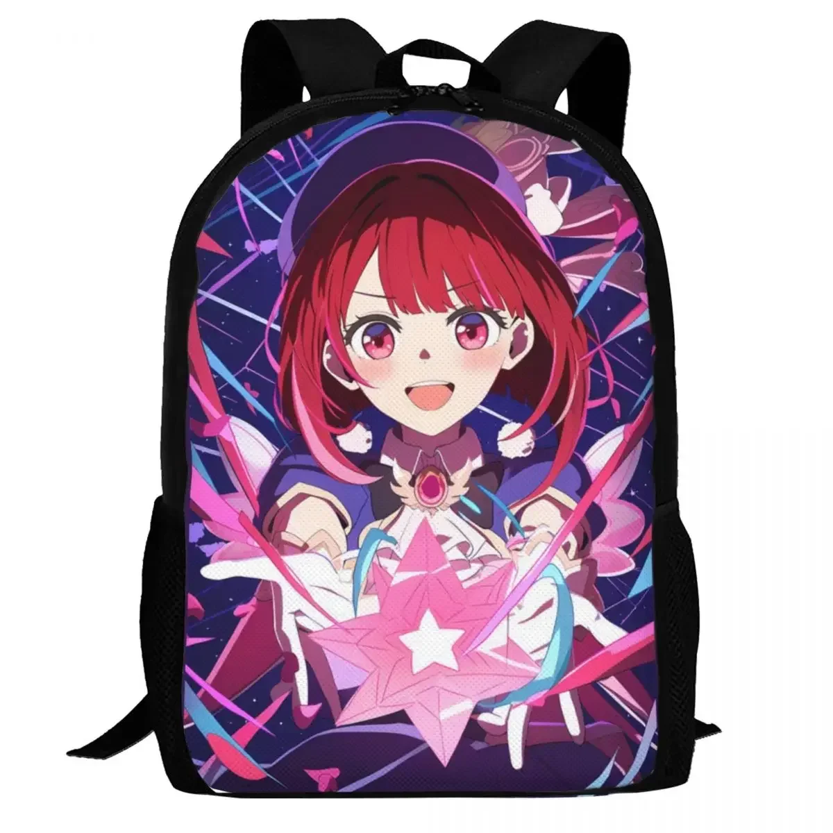 حقيبة ظهر للكمبيوتر المحمول للسفر من Anime Oshi No Ko Ai Hoshino، حقيبة كمبيوتر مدرسية للكلية التجارية هدية للرجال والنساء #6