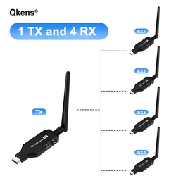 1080P 50m Wireless HDMI Extender 1 TX and 2 3 4 RX Splitter Video Transmitter Receiver for PS4 Camera Laptop PC To TV Projector