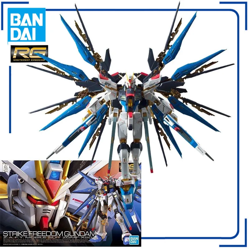 In Stock Bandai Original Authentic Gundam RG ASSAULT FREE 1/144 Built-Up Model Animator High Quality Collectibles