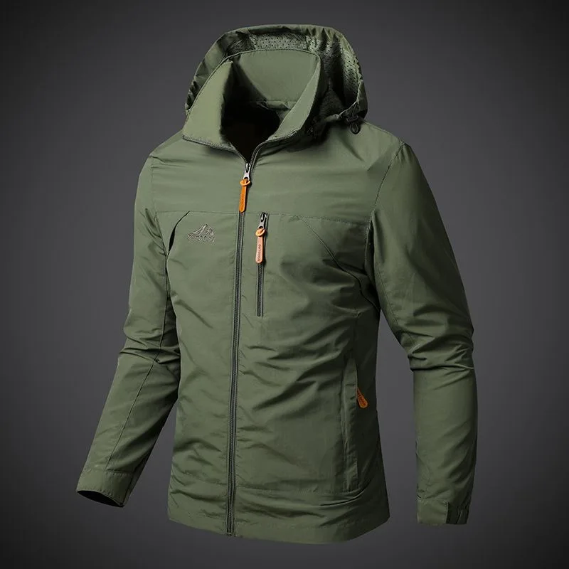 

Mens Windbreaker Jackets Waterproof Military Hooded Coat Male New Combat Jackets Men Autumn Outdoor Hiking Biking Bomber Outwear