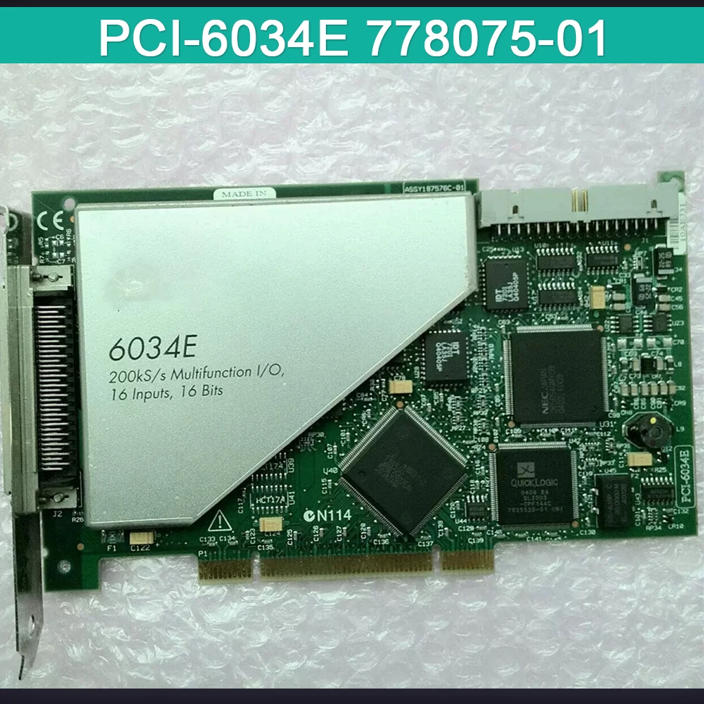 

Для многофункциональной карты сбора данных NI DAQ NI PCI-6034E 778075 -01