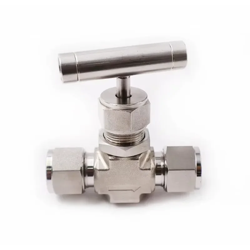 Interchangeable stainless steel 316 SS-20VS4 needle valve, used for medium overall ferrule, easy to use, durable and practical