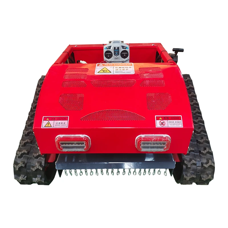 550mm 800mm 1000mm Factory Cheap Grass Cutter Robot Crawler Remote Control Lawn Mower With  Certificate