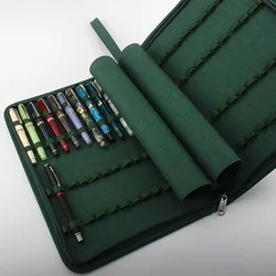 Astuccio per matite stilografiche di grande capacità 10/24/48 slot portapenne in tela portapenne forniture accessori