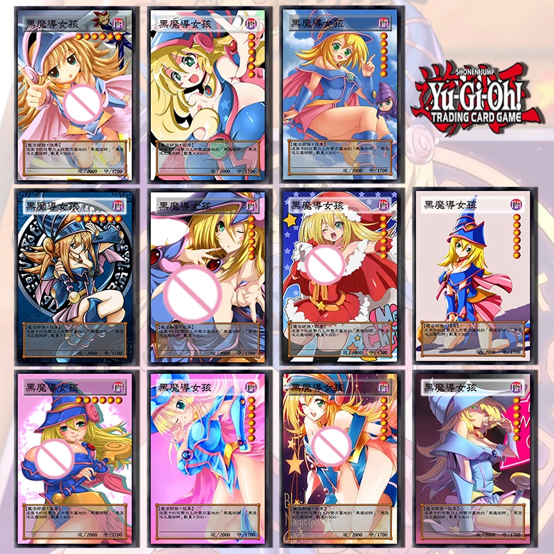 

НОВЫЙ Yu-Gi-Oh, черный волшебник для девочек, сделай сам, самодельный плоский взрыв, NRR, игровая карта для мальчиков, коллекция игрушек, сюрприз, подарок на день рождения, Рождество