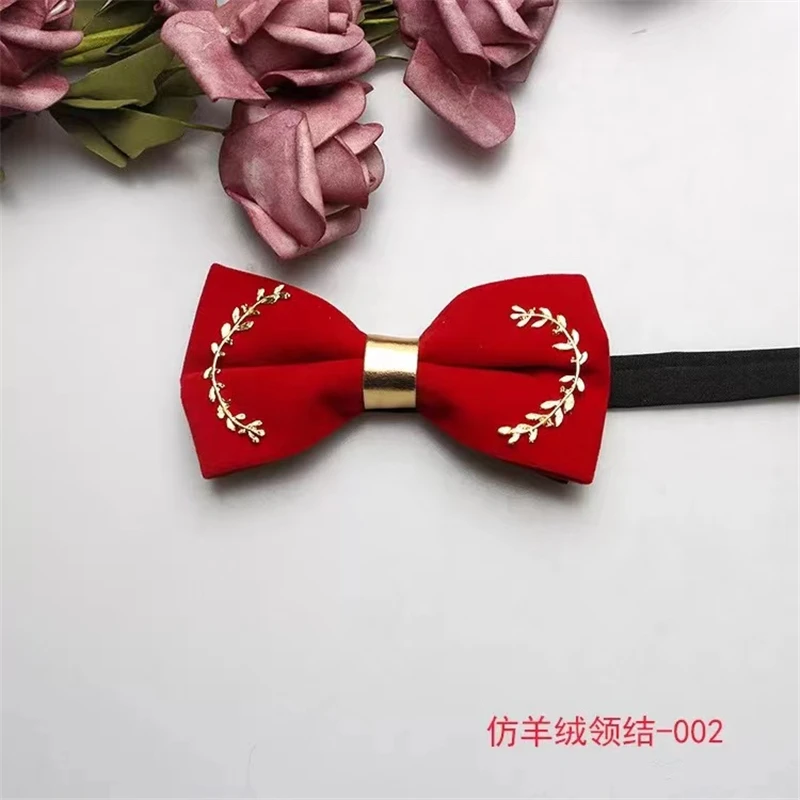 Best Selling 2021 Fashion New Sale Men Wedding Accessories Cashmere Bowtie Men\'s Bow Tie Green Black Red