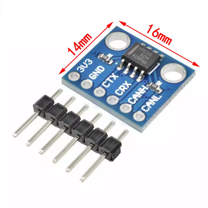 SN65HVD230 CAN Bus Transceiver Communication Thermal Protection Slope Control Module for Arduino Controller Board