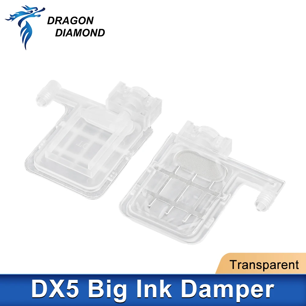 20pcs Big Ink Damper DX5 Big Damper trasparenza per Epson DX5 testina di stampa per stampante epson XP600 TX800 Roland RA640 Mimaki