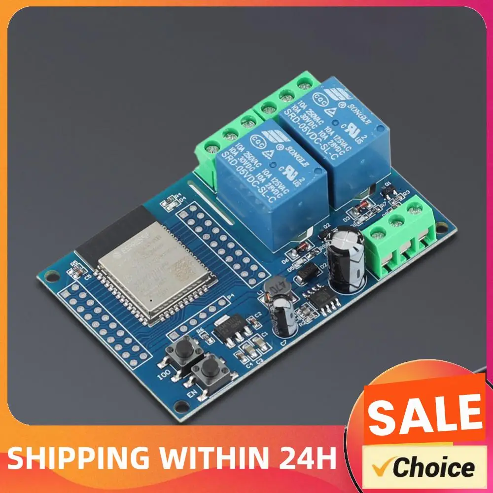 ESP32 WIFI Bluetooth-compatible BLE Relay Module 1/2/8 Channel ESP32- Development Board ESP32 WIFI BT BLE Relay Module