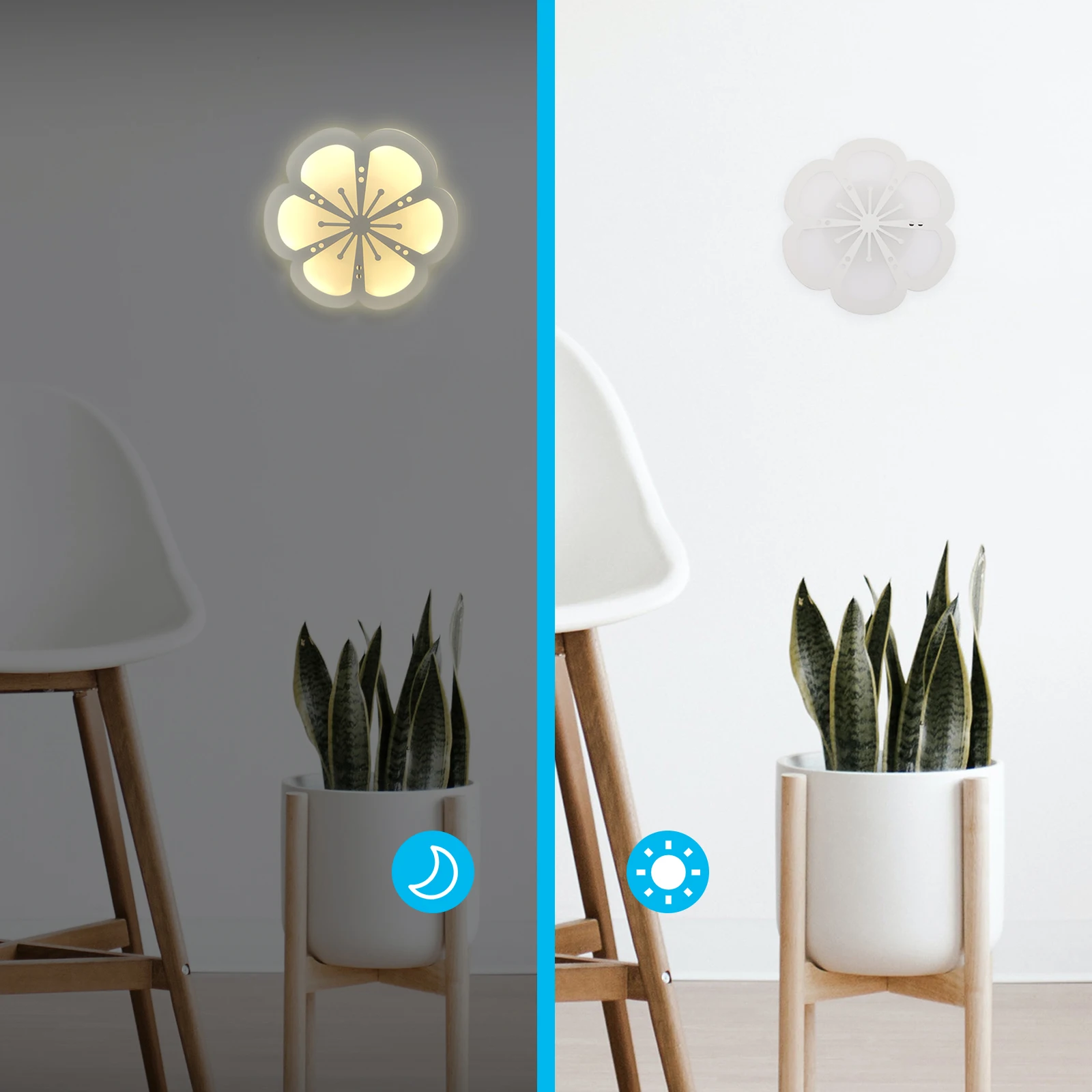 

Delicate Wall Light Modern Atmosphere Decor Ultra Saving Sturdy Iron Acrylic Material Wall Mounted