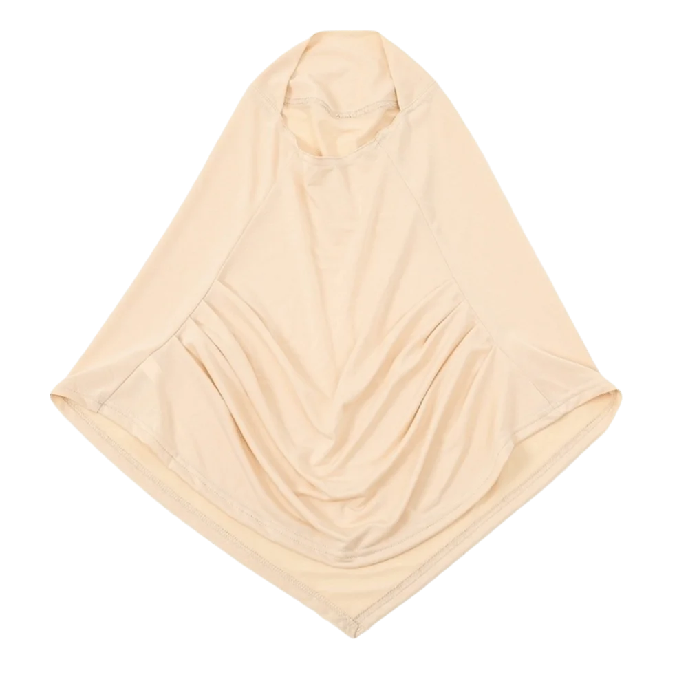Breathable Instant Hijab Crinkle Rayon Lightweight Sports Headscarf Polyester Plain Design Full Neck Cover Turban Ladies