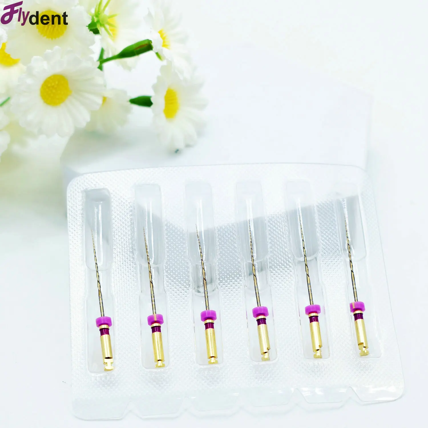 Dental Glide Path Niti Files Heat Treatment Rotary Endo Engine Use Files For Root Canal Preparation Dentist Material 6pc/pack