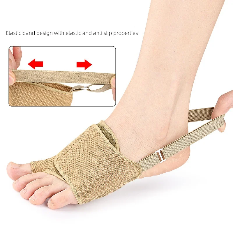 Walking And Standing Forefoot Pads SEBS Soft Shock Absorbing Half Size Pads Metatarsal Pads Adjustable Foot Pads