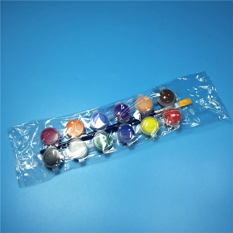 Vernice acrilica a 6 colori/12 colori Pittura per dita per bambini Pittura per apprendimento precoce per bambini Y9RF