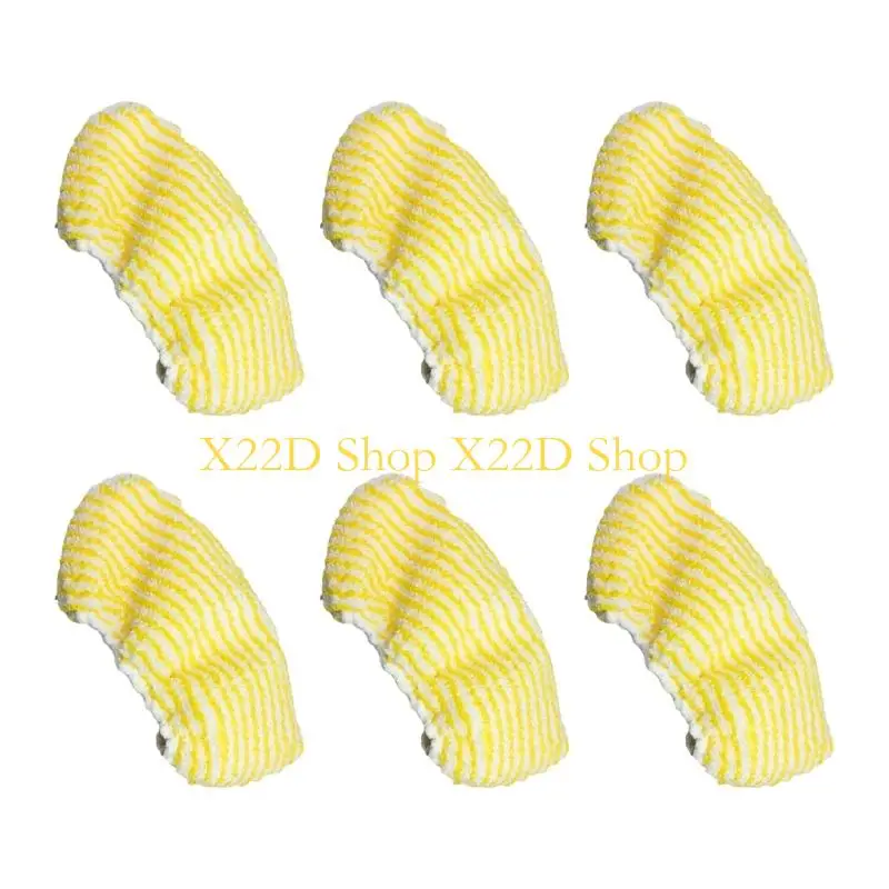 

X22D 6 Steams Mop Replacement Pads Machine Washable High Absorbency For Deep Cleaning