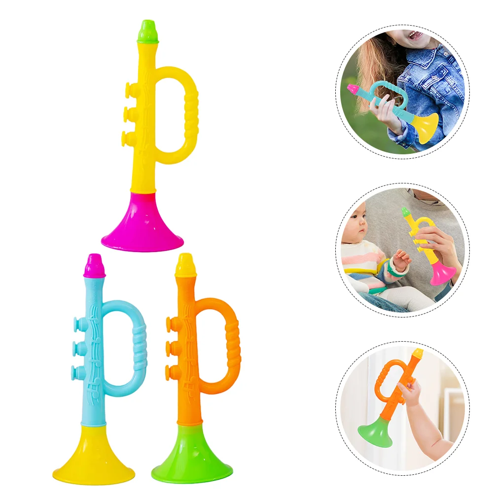 12 Pcs Trumpet Toy Soccer Musical Toys Party Cheering Props Instrument Plastic Noise Maker Child