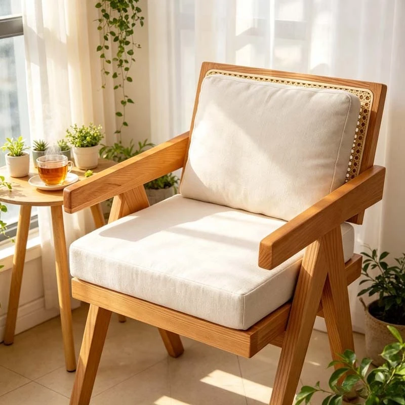 High Density Sponge Linen Seat Cushion 35D Chair Pad for Office Chair 3/5/8cm Thickened Square Sofa Cushion for Car Dining Chair