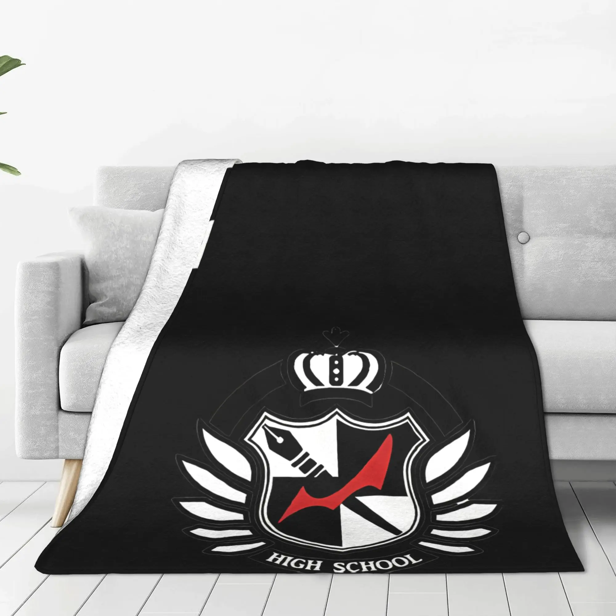 1PC Home Cute Room Decor Hopes Academy Blanket Throw Blanket Danganronpa Novelty Warm Blanket All Season