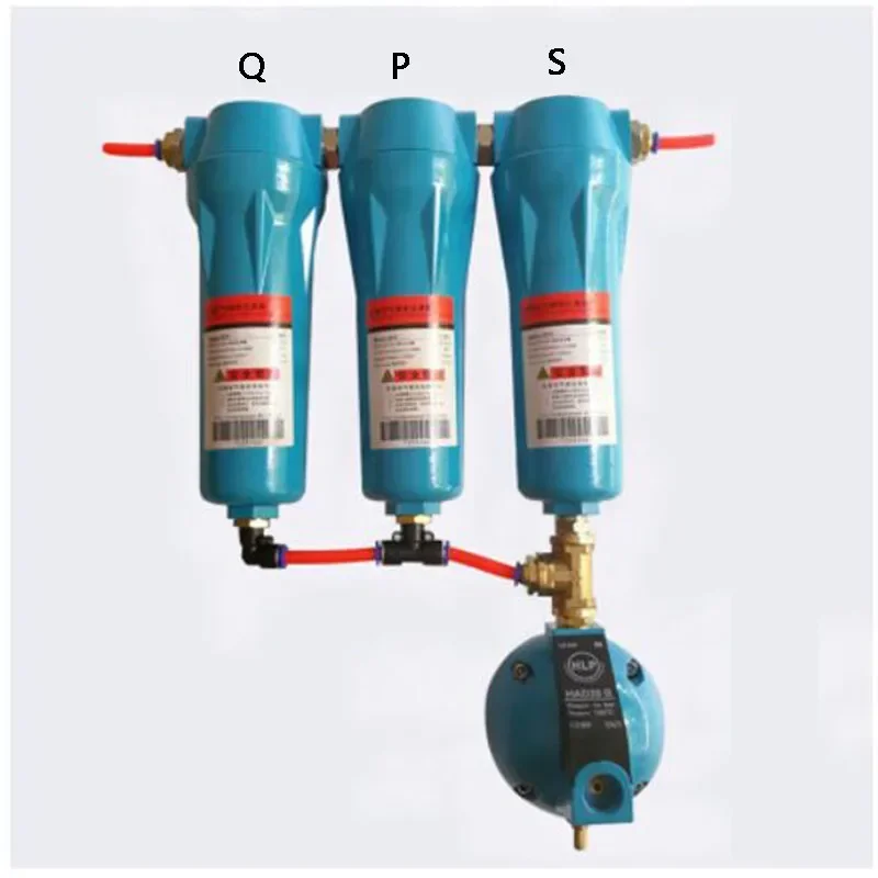 

Automatic Dry 3/4" oil water separator 015 Q/P/S/C Air compressor Accessories Compressed air precision filter Dryer QPSC