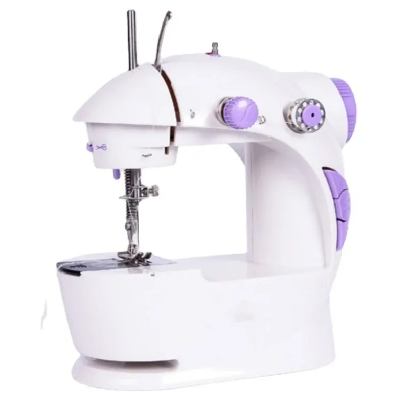 

201 Sewing Machine Household Mini Electric Small Handheld Desktop Edge Locking Sewing Machine