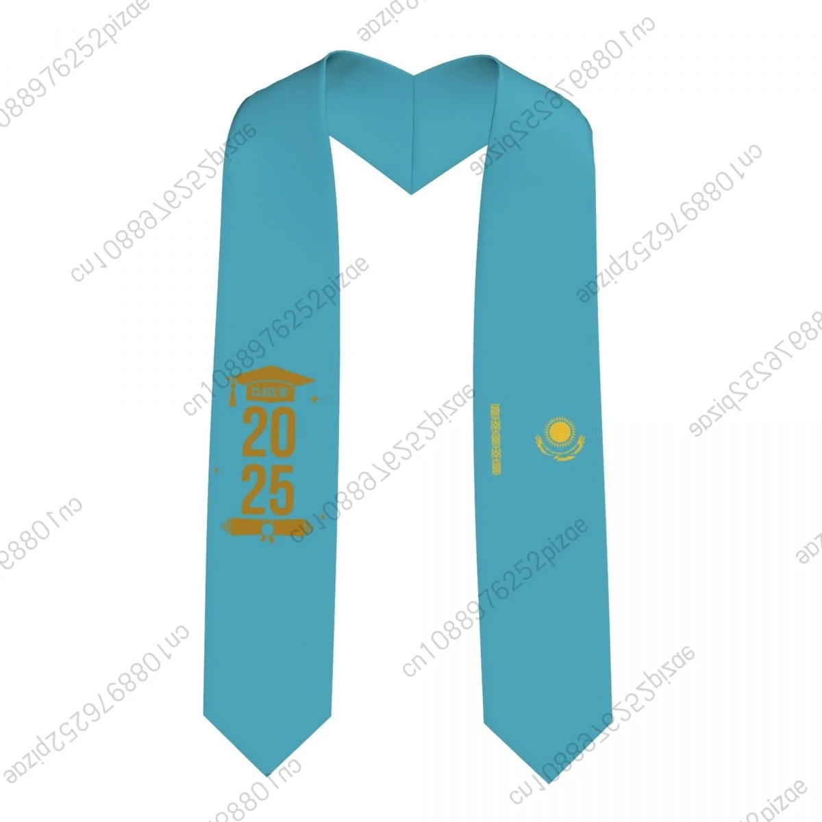 

Новый флаг Казахстана, класс 2025 года, 183*13 см, выпускной палантин, шарф с поясом для международных студентов, гордый