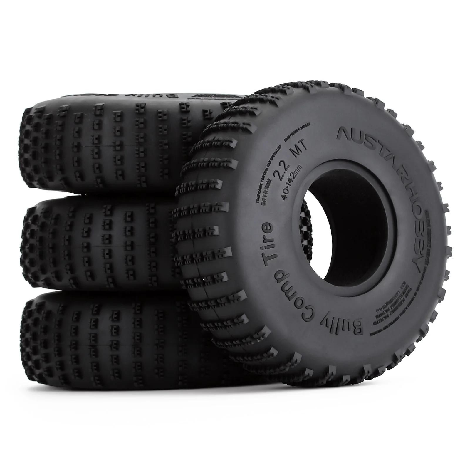 

4PCS/Set Soft Rubber 2.2" Bully Wheel Tires for 1/10 RC Crawler Car Axial SCX10 RR10 Wraith RR10 Bomber RBX10 Ryft