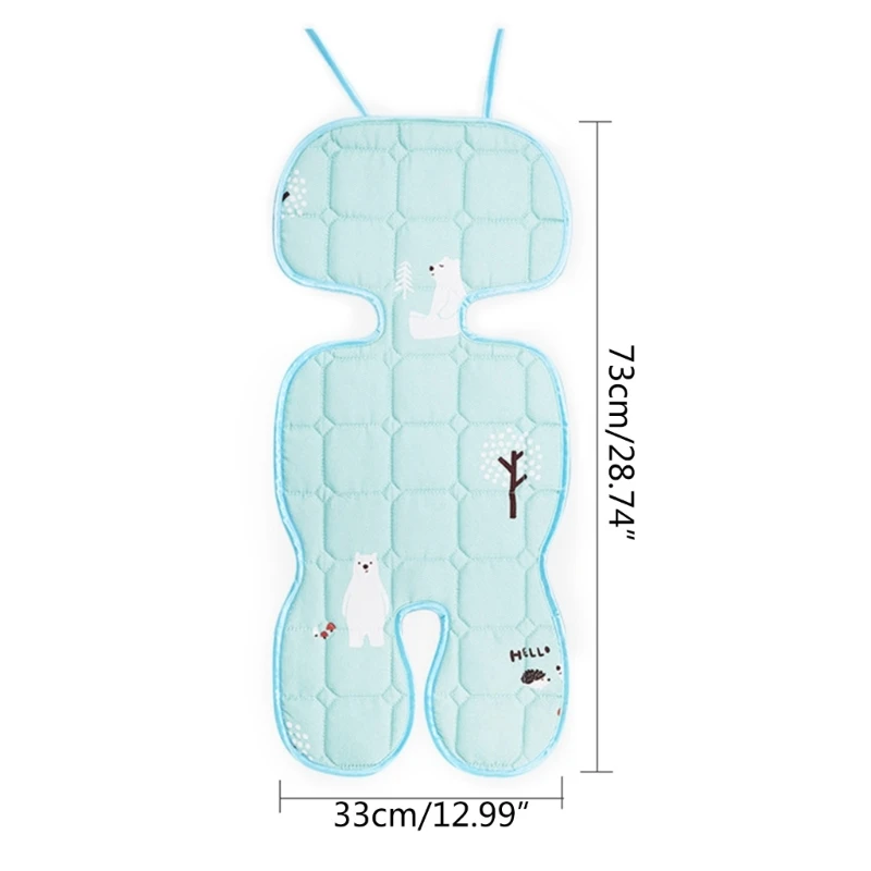 ฤดูร้อน Cooling Pad รถเข็นเด็ก Cooling Pad Universal ICE Silk Pad สำหรับเก้าอี้เด็ก