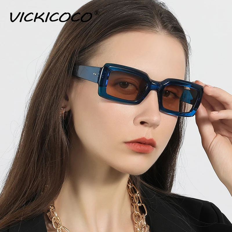 

Trend Small Rectangle Punk Sunglasses Women Men New Vintage Candy Color Square Goggle Sun Glasses UV400 Colorful Fashion Eyewear