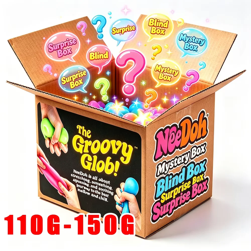 2026 NeeDoh Schylling Squeez Toy Squishy Blind Box Multi Slow-Rising Squishy ADHD Stress Relief Fingertip Toy Mystery Box Gift view 5