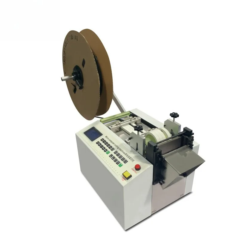 Automatic Computer Tube Cutting Machine Wire Cable Cutting Tool Heat Shrink Tubing Pipe Cutter Intelligent Digital Length