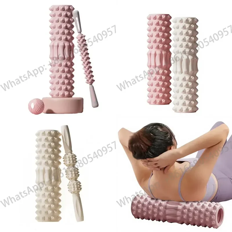 Muscle-relaxation EVA Foam Roller (30/45 Cm) Non-leg-slimming Massage Mace Fascia Ball Yoga Column Gua Sha Stick Massager