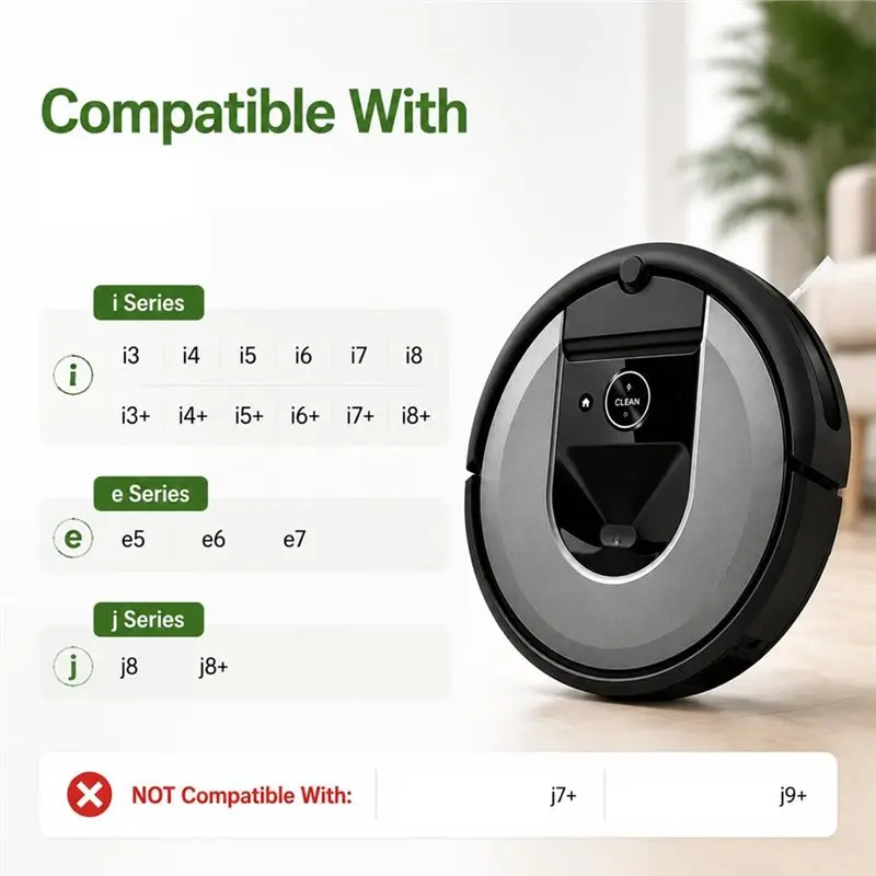 A52Q-Kompatibel für Irobot Roomba Hauptseitenbürste Filter Staubbeutel Roboter-Staubsauger Zubehör – Detail 3