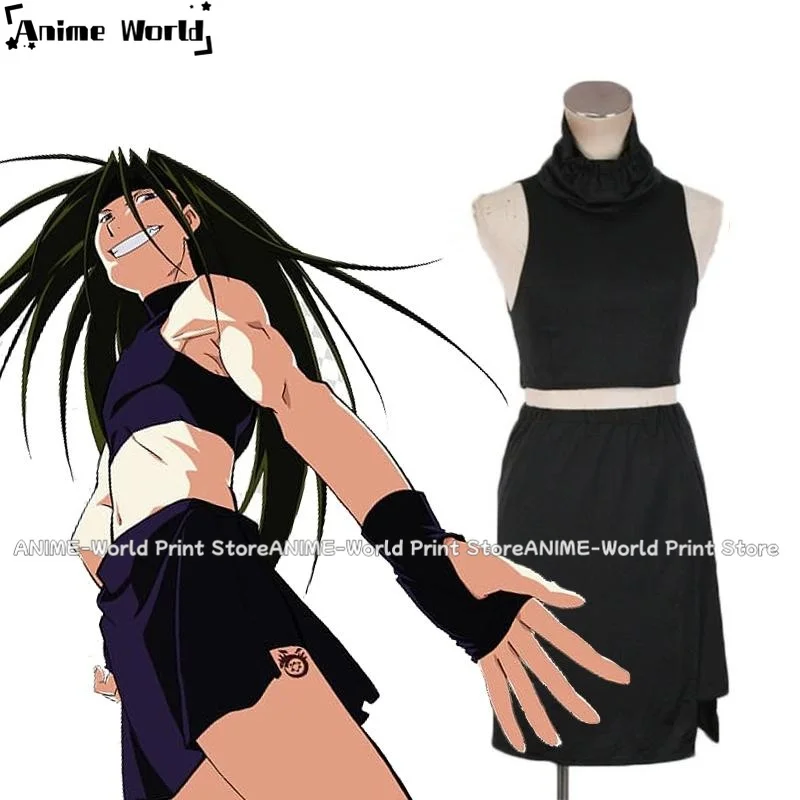 

《Custom Size》Anime Fullmetal Alchemist Envy Cosplay Costume Halloween Costumes