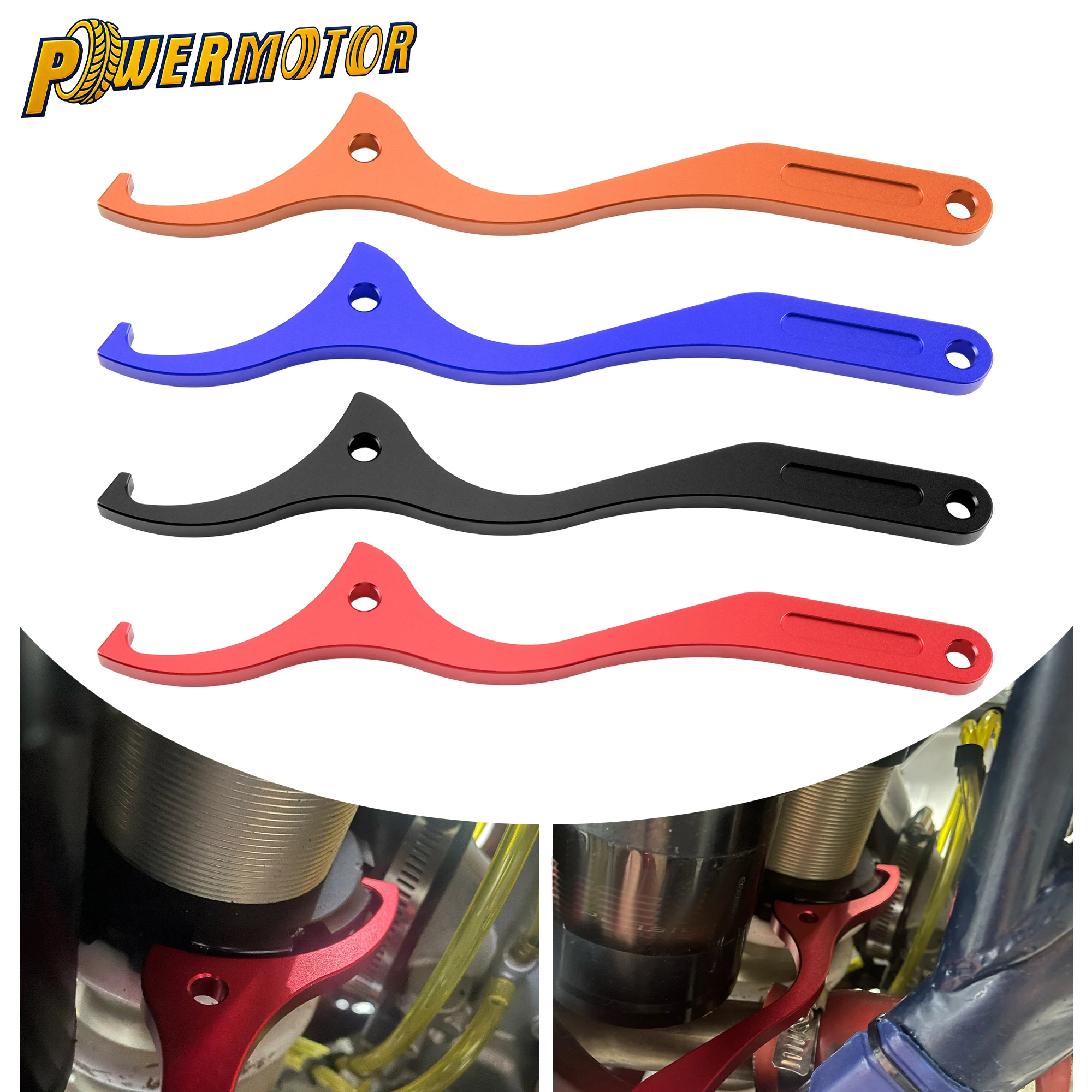 

Motocross Rear Shock Absorber Damping Adjuster Wrench For KTM SX SXF XC XCF EXC EXCF 125-350 400 450 500 Dirt Bike Spanner Tool