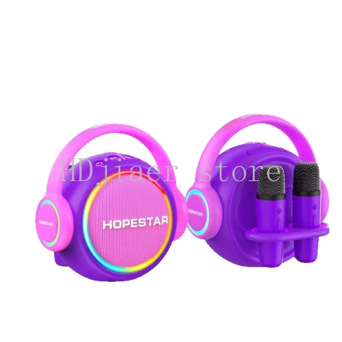 Cute Kids Bluetooth Speaker with Microphone All-in-One Singing Machine Toy Birthday Gift for Boys Girls view 5