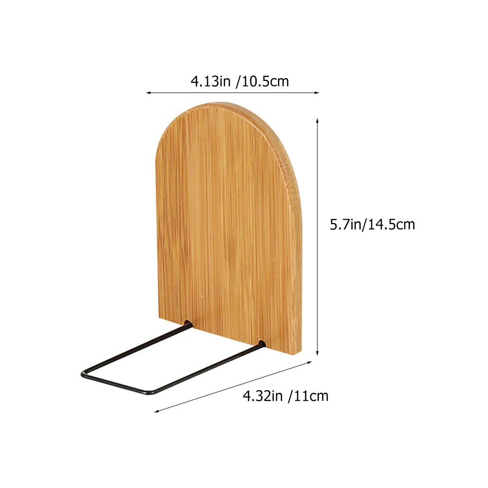 2Pcs Crafted Bookends Modern Design Multifunction Book Holders for Home Office Bookends Desktop Book Holders Bookstand