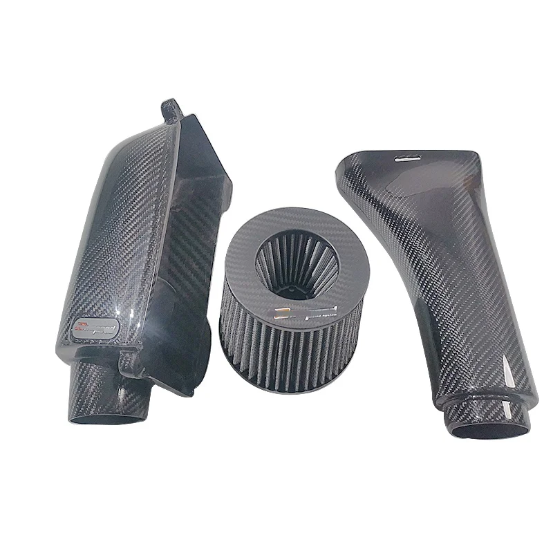 

Automotive Parts Suitable for Mercedes Benz C200 C260 C300 W204 1.8T C-Class Dry Carbon Fiber Cold air Intake System Kit