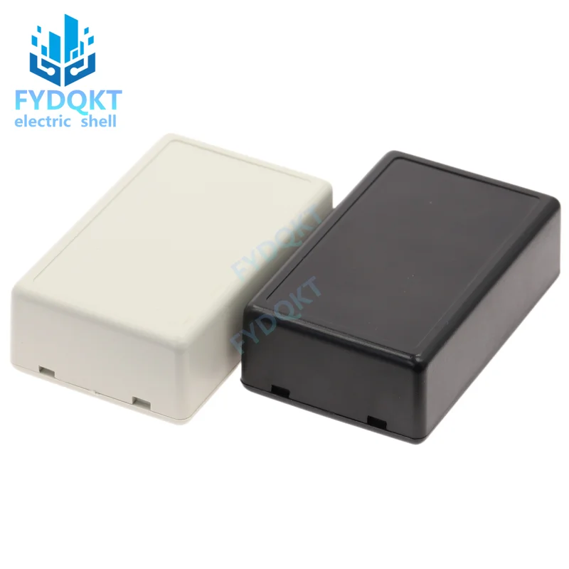 1pcs Plastic power supply screwless switch shell, electronic junction box, instrument button control box 80x50x26mm