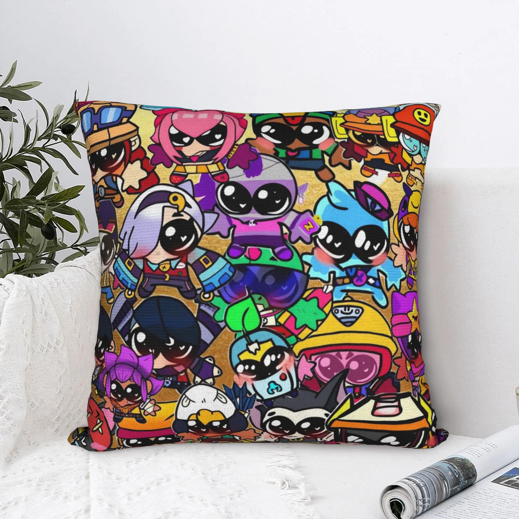 Super Zings  Pillow Cover  Funny Pillow Case For Sofa Home Decoration Cushion Cover Soft Design Pillowcases Gift