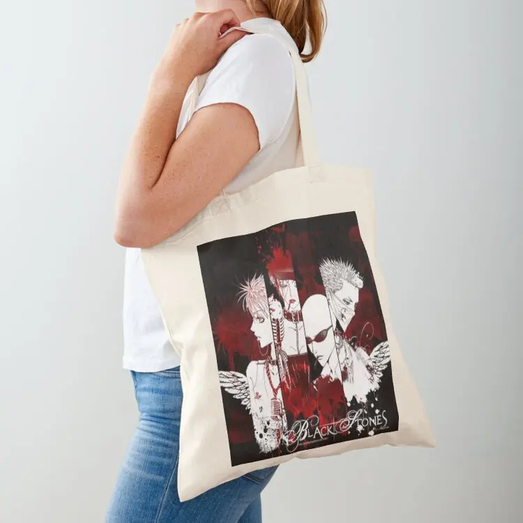 

Black Stones Anime Tote Bag Cloth bags woman shopping bag Women's shopping bag canvas tote bags