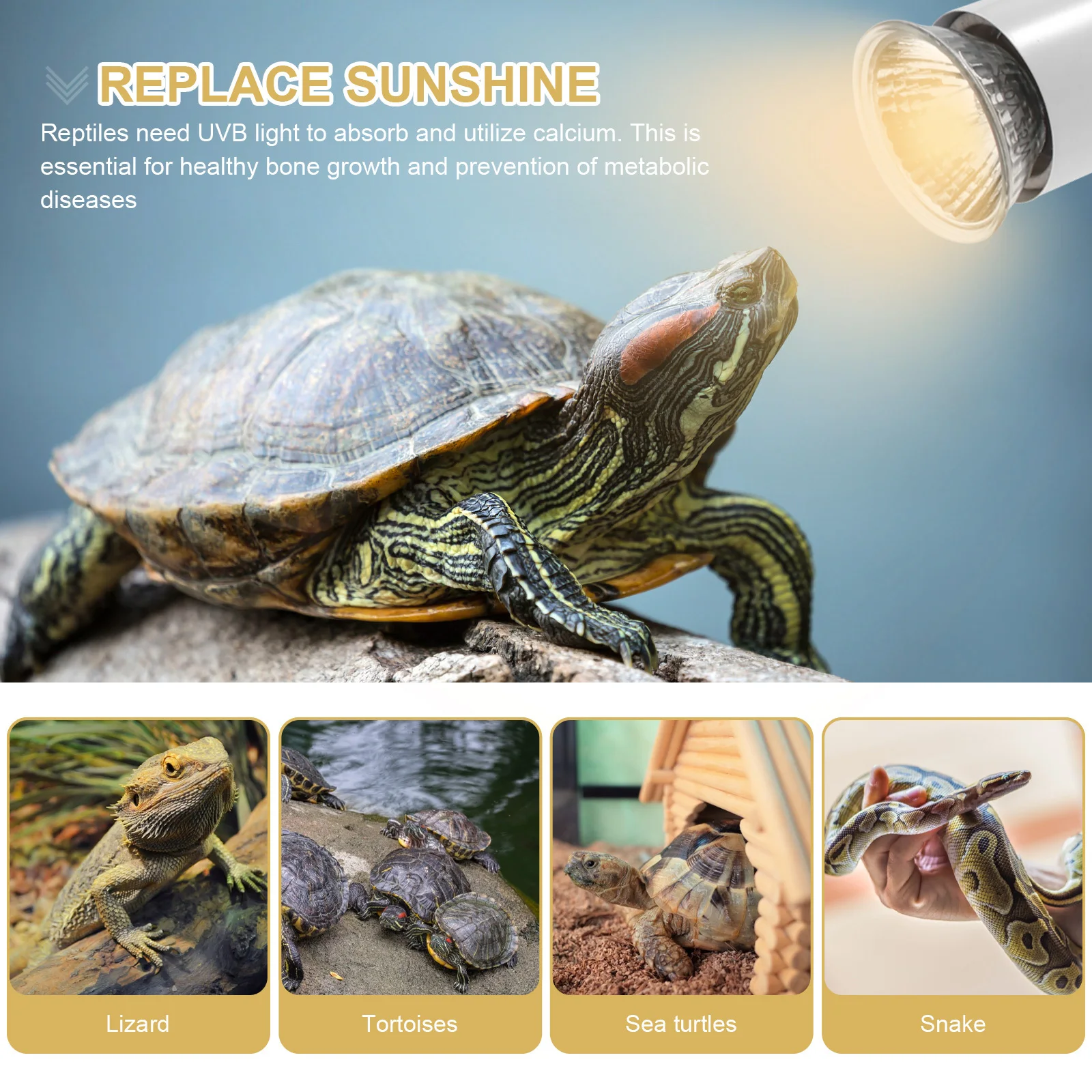 

1Set Reptile Heating Lamp Holder Ceramic Light Holder Flexible Stainless Steel Clip for Terrarium Fixture Heating Bulb Stand
