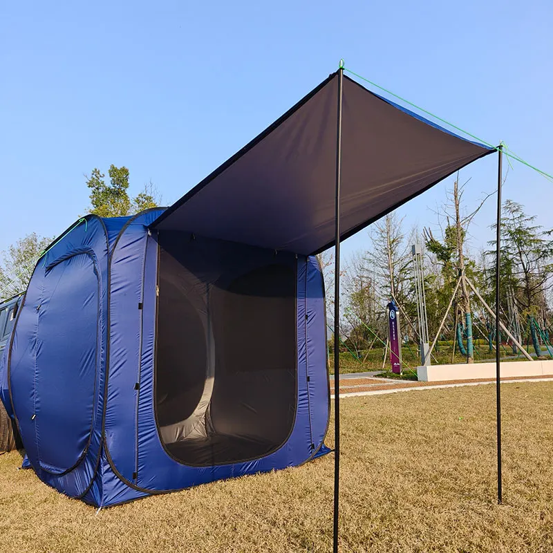 4-5 Person All Weather Camping  Screen Tent/SUV Tent, Outdoor Pop Up Tent for Camping with Shelter Mesh & Waterproof PVC