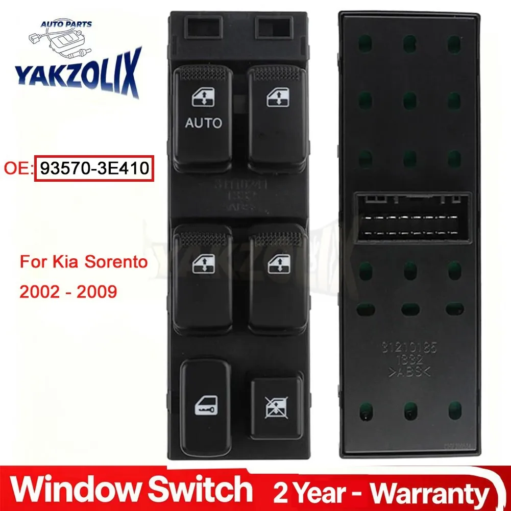 For Kia Sorento 2002 2003 2004 2005 2006 2007 2008 2009 Electric Power Window Switch lifter Control regulator Button 93570-3E410